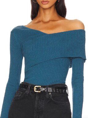 Lover & Friends Booker Sweater Teal